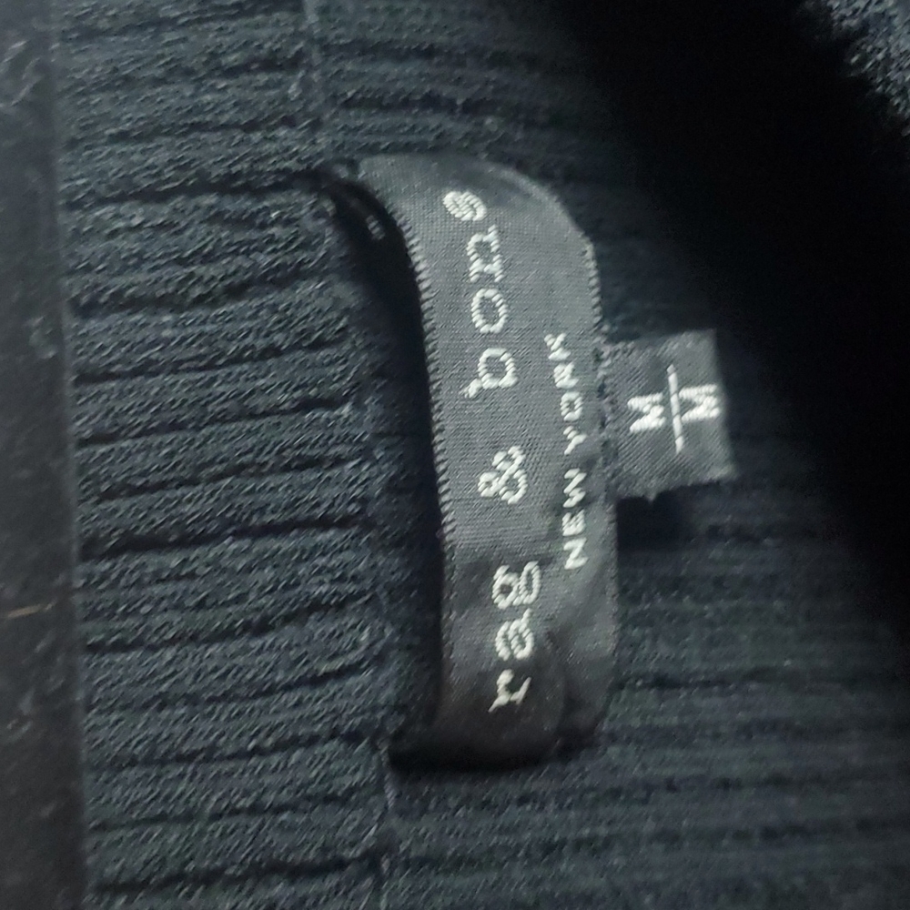 Rag & Bone Black Ribbed Top - Picture 3 of 6